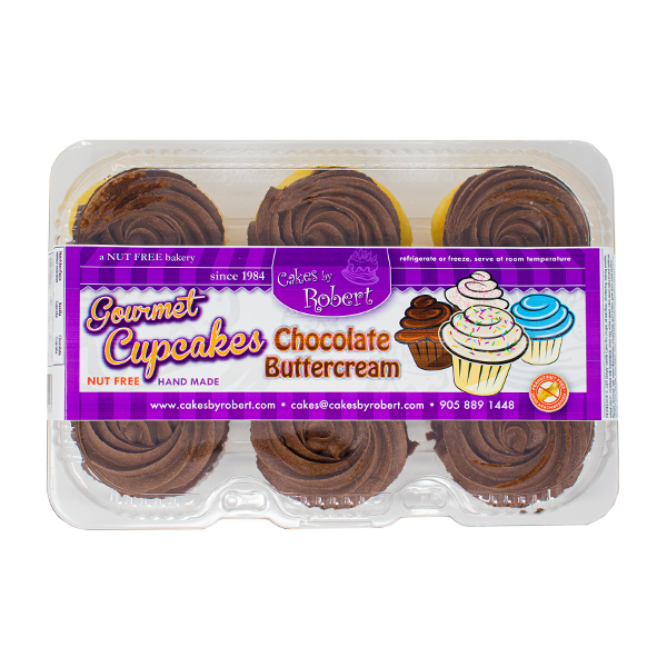 Cakes By Robert Chocolate Buttercream Cupcakes 1ea
