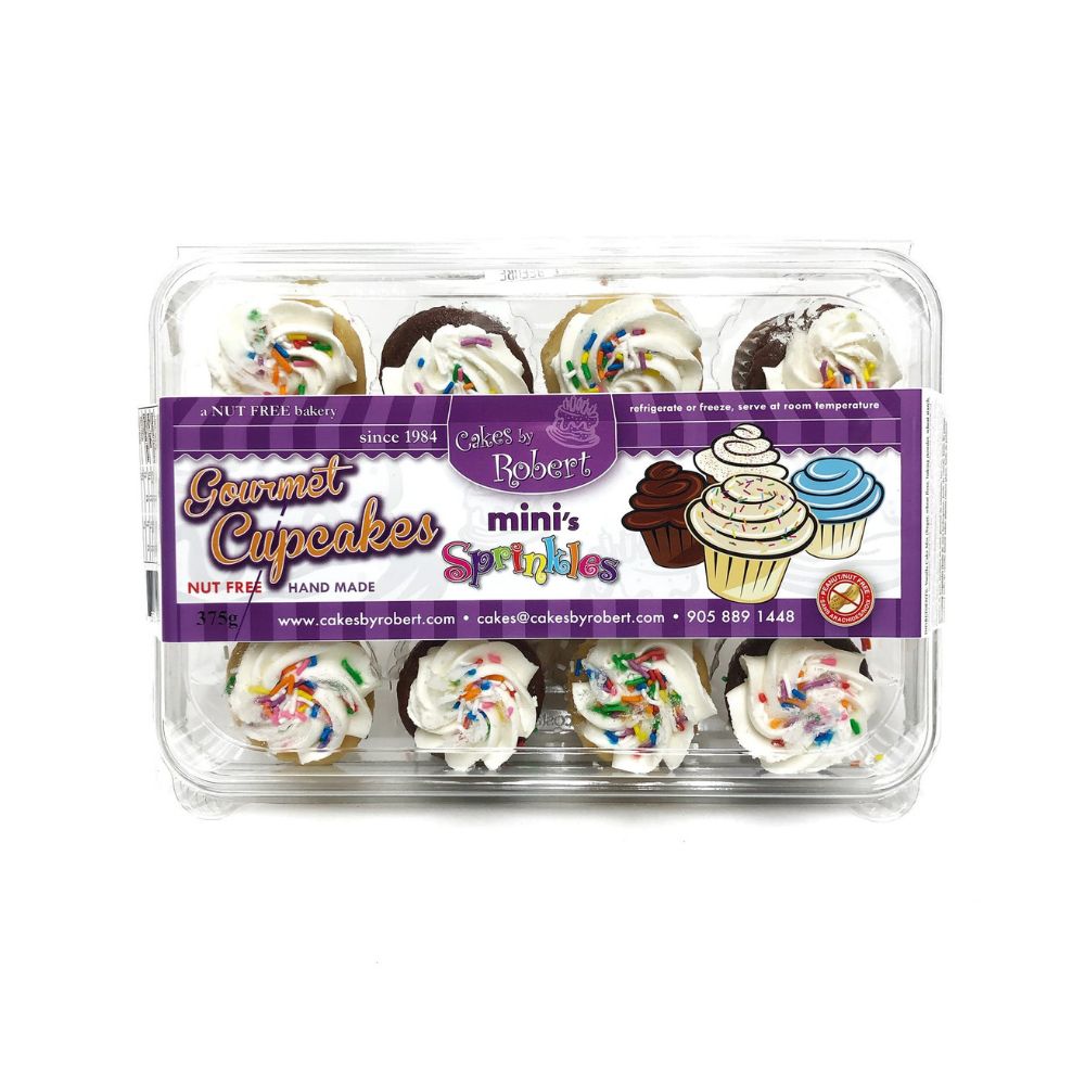 Cakes By Robert Mini Decadent Cupcakes 12Pk