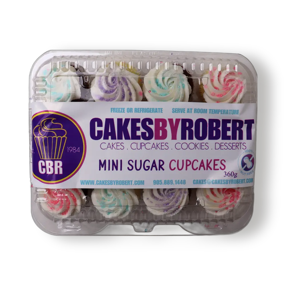Cakes By Robert Mini Sugar Cupcakes 360g