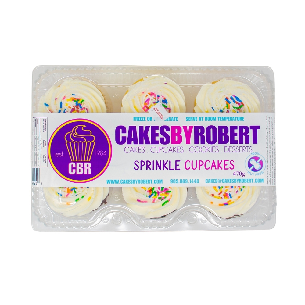 Cakes By Robert Sprinkle Cupcakes 1ea