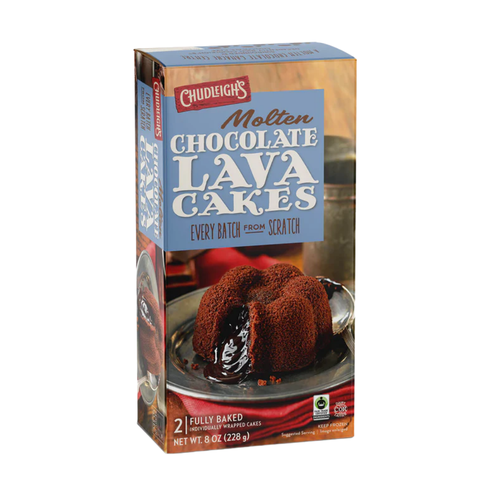 Chudleighs Choc Lava Cake 2Pc