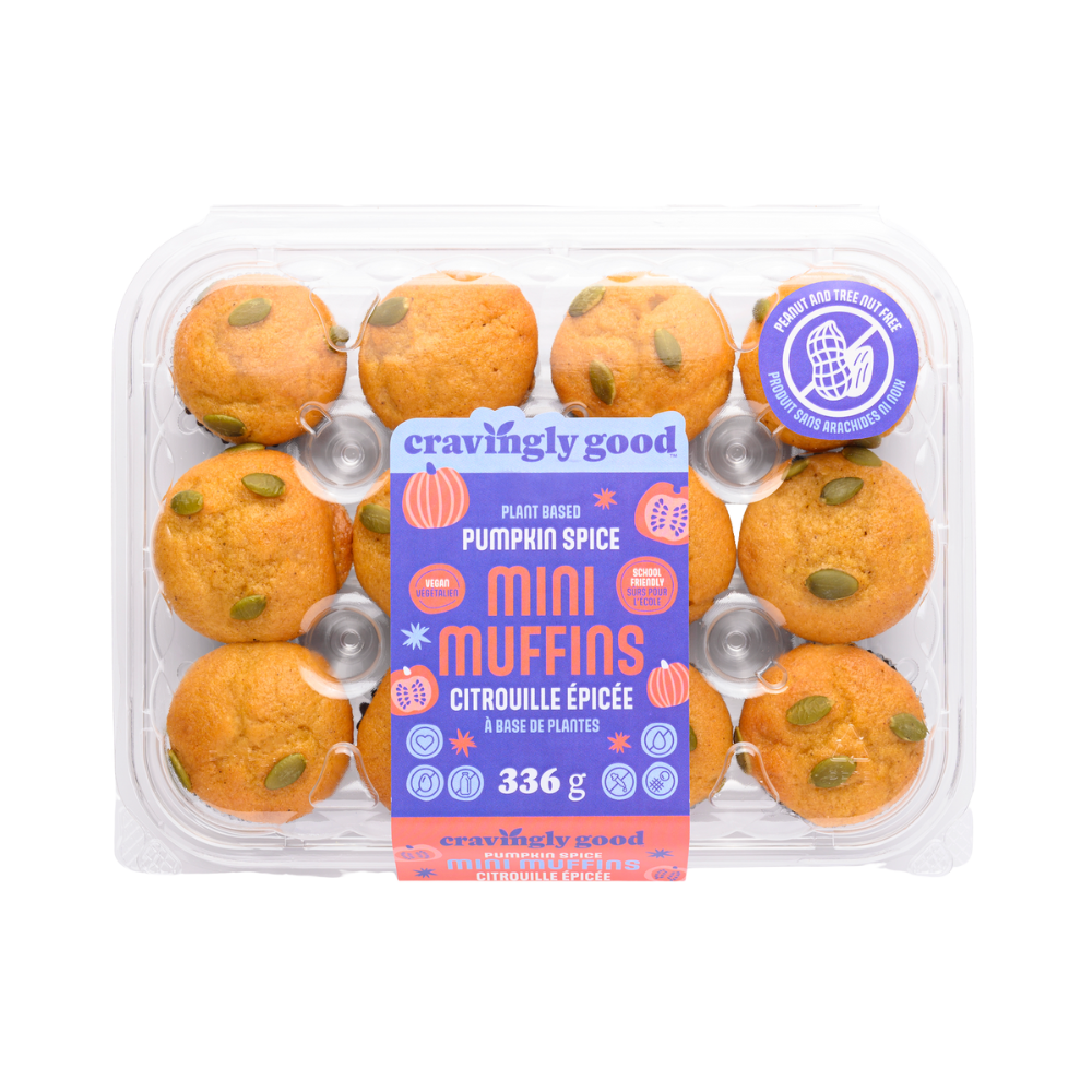 Cravingly Good Pumpkin Spice Mini Muffins 336G