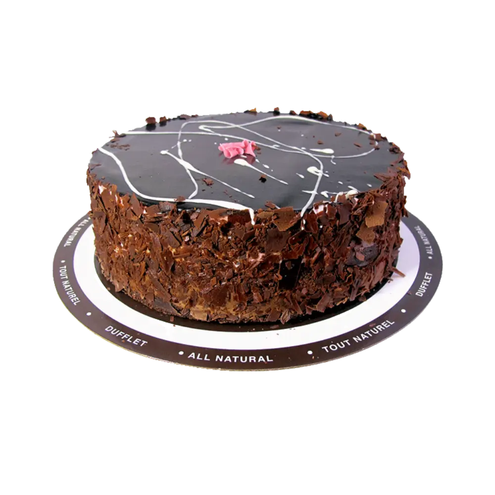 Dufflet Chocolate Raspberry Cake 8"
