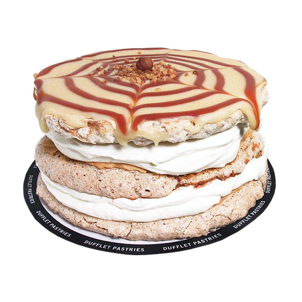 Dufflet Dacquoise Caramel 6"