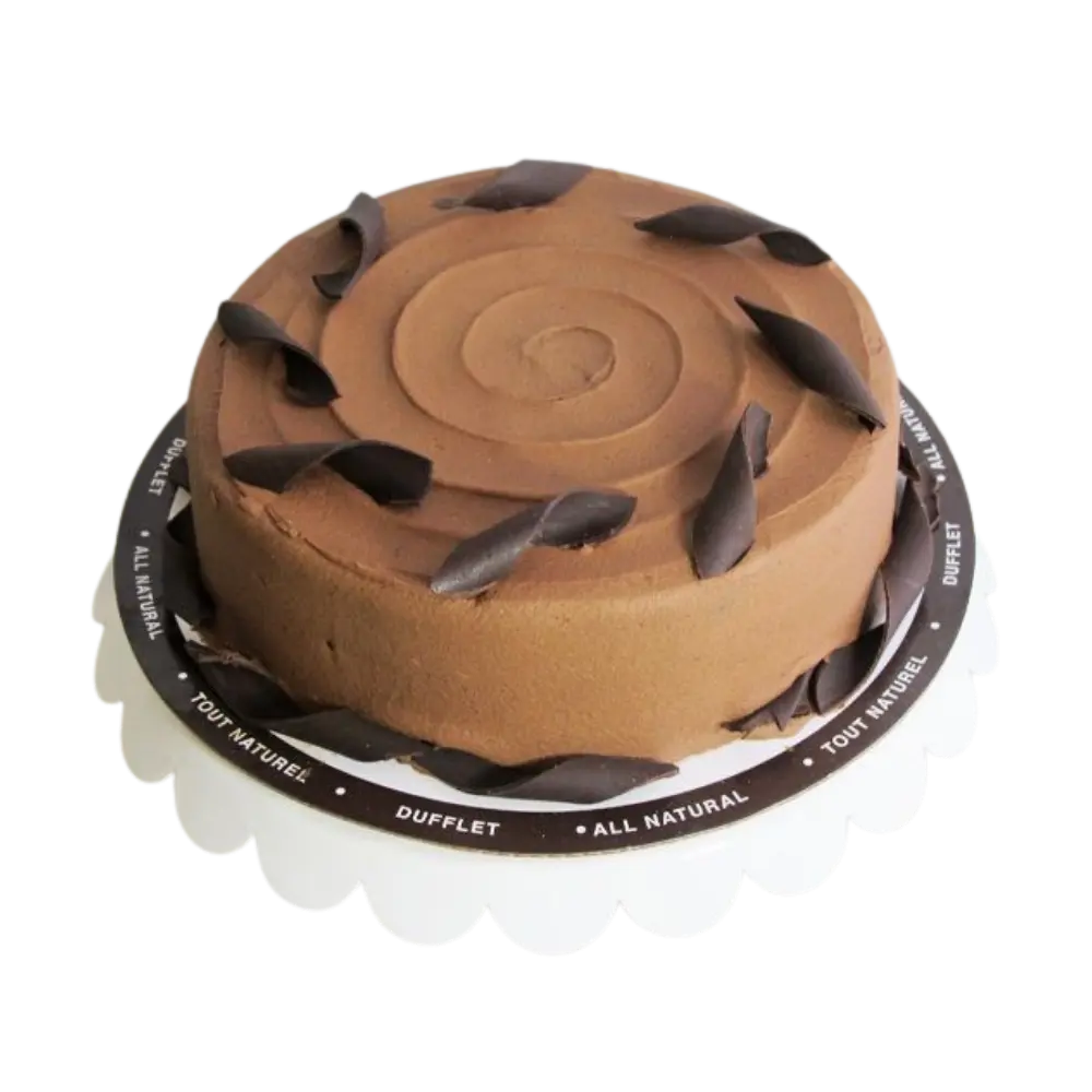 Dufflet Double Decker Chocolate Fudge 8"