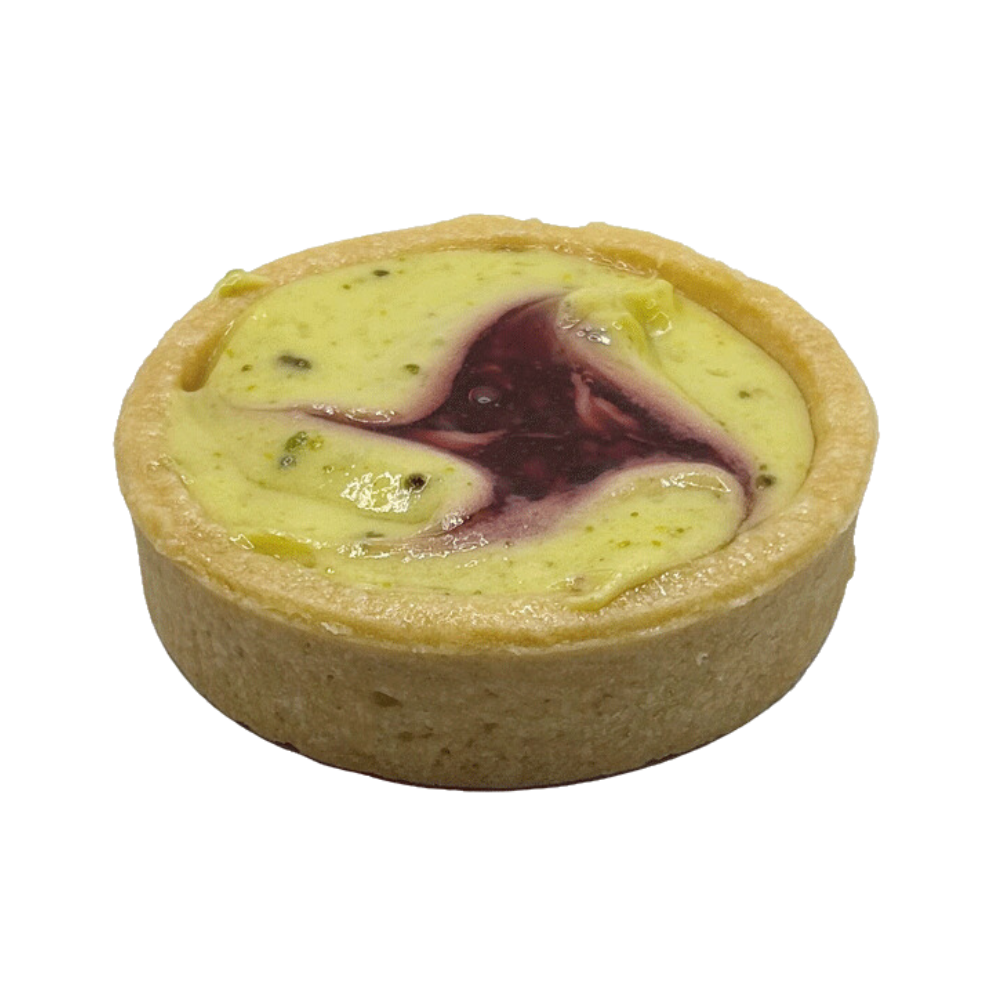 Dufflet Pistachio Raspberry Rose Tart 1ea