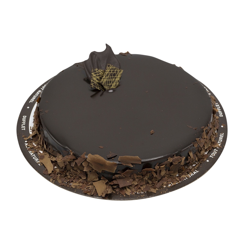 Dufflet Single Layer Flourless Chocolate Cake Large 1ea