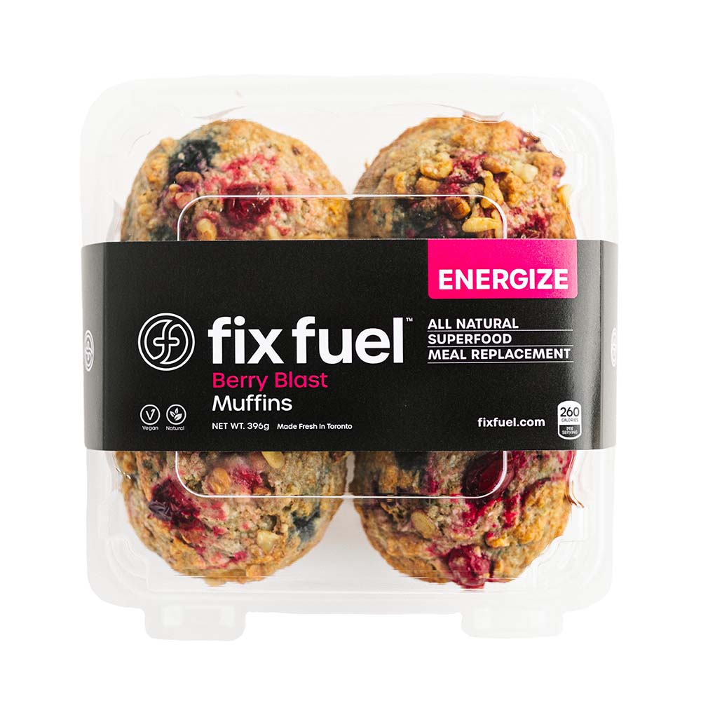 Fix Fuel Berry Blast Energy Muffins 396G