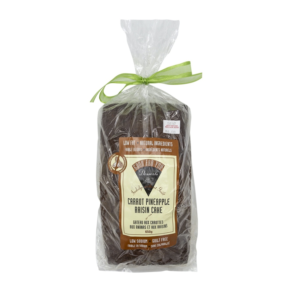 Good For You Carrot, Pineapple And Raisin Bread 650g