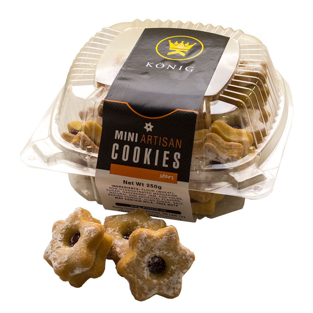 Konig Fruit Cookies Star 250G