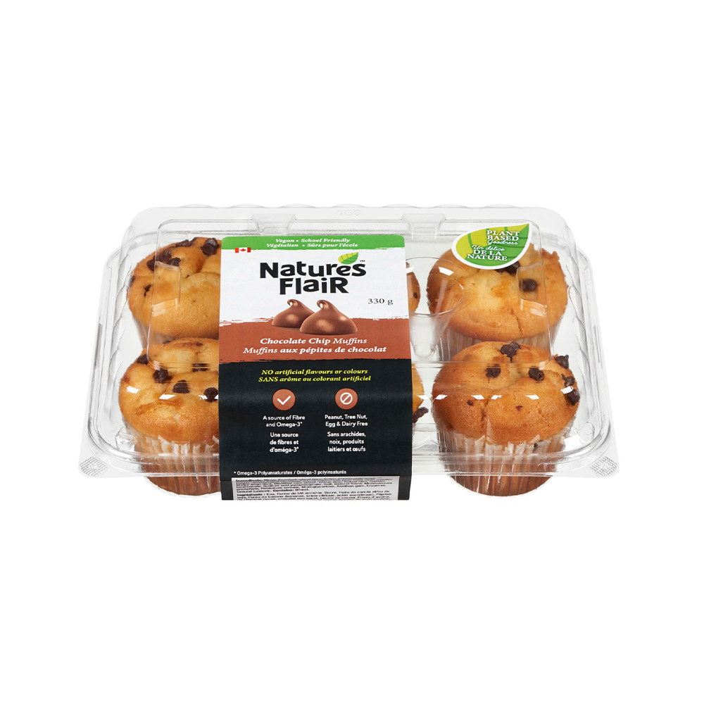 Nature's Flair Chocolate Chip Muffins 330G
