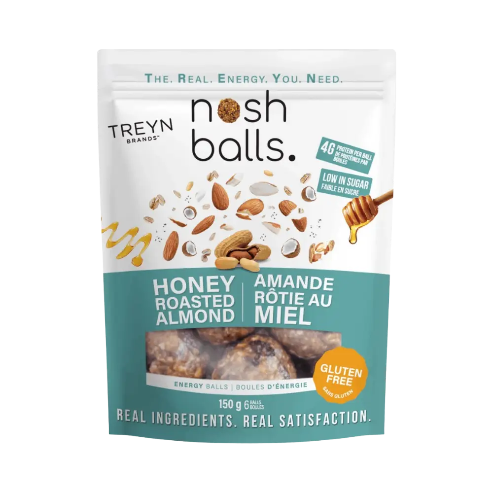 Nosh Balls Honey Roasted Almond 150g 