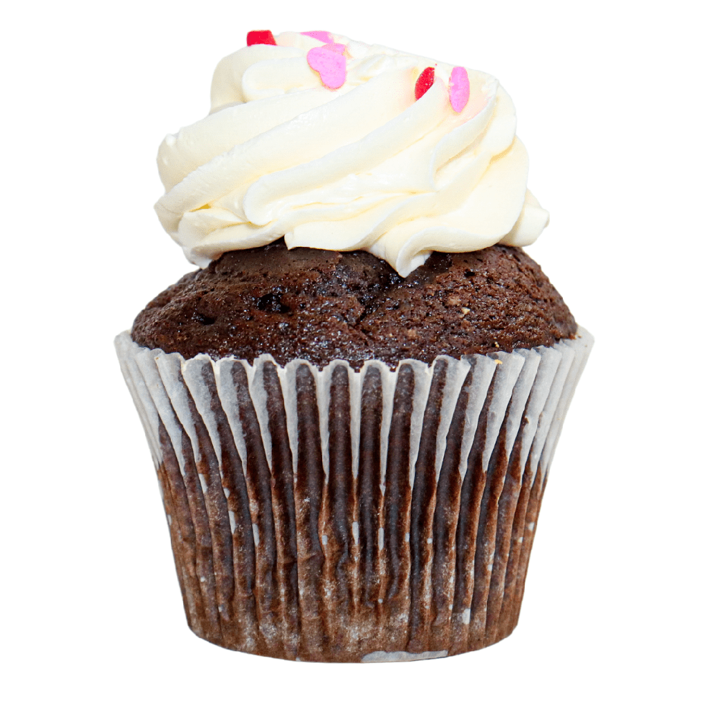 Phipps Chocolate Heart Cupcake 1ea