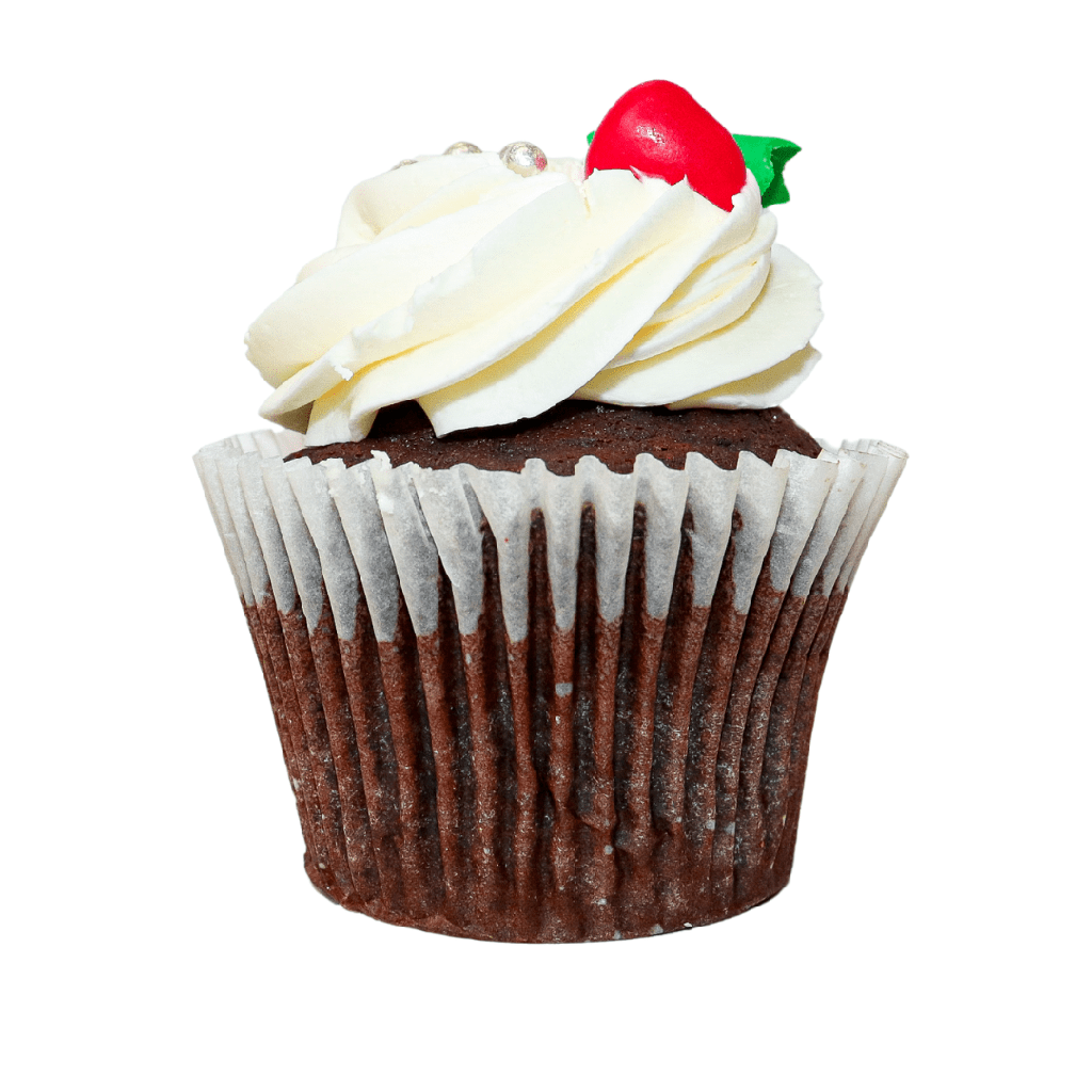 Phipps Chocolate Holiday Cupcake 1ea