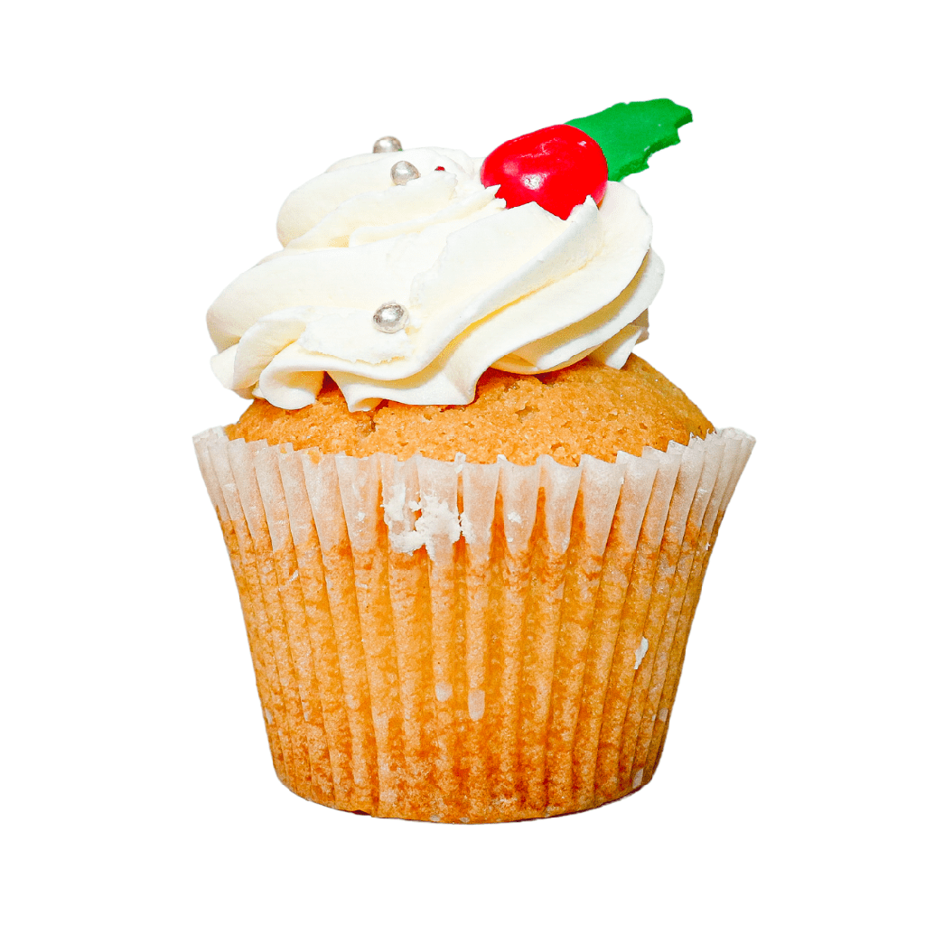 Phipps Vanilla Holiday Cupcake 1ea