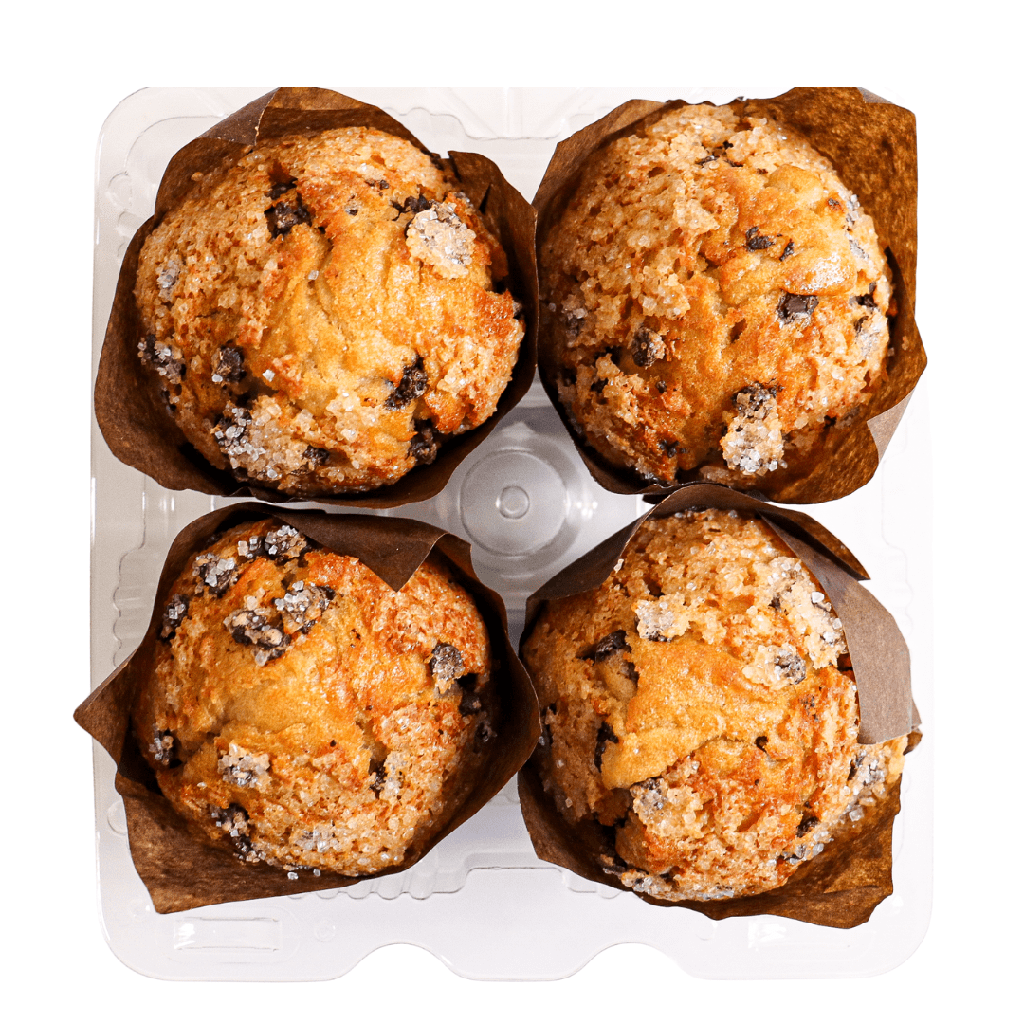 Pusateri's Chocolate Chip Muffin 4Pk 4pc