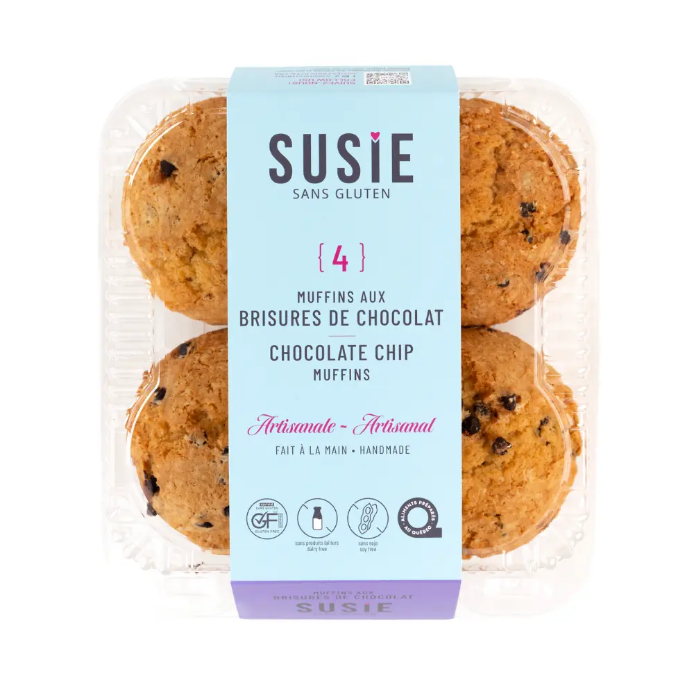 Susie Gluten Free Chocolate Chip Muffins 444G