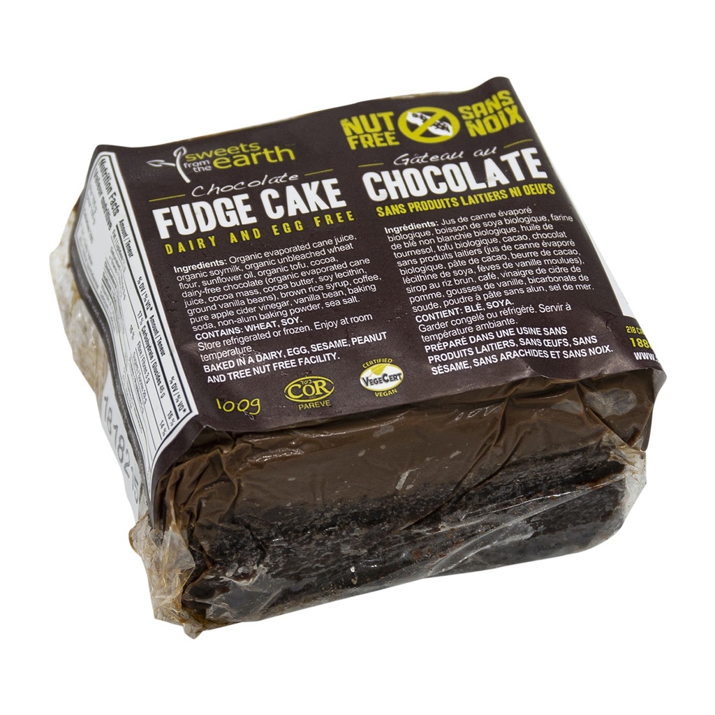 Sweets From The Earth Chocolate Fudge Cake 100G