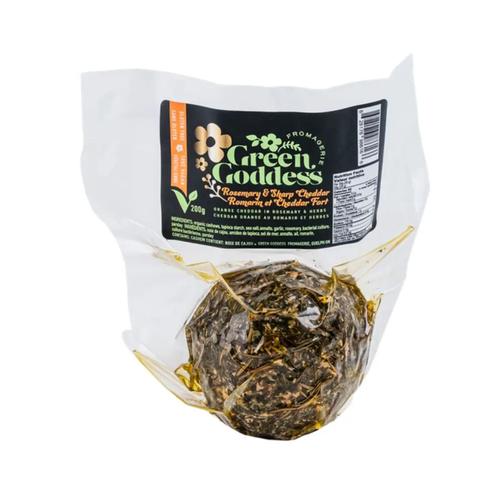 Greengoddess  Vegan Rosemary And Cheddar Cheese Ball 200G