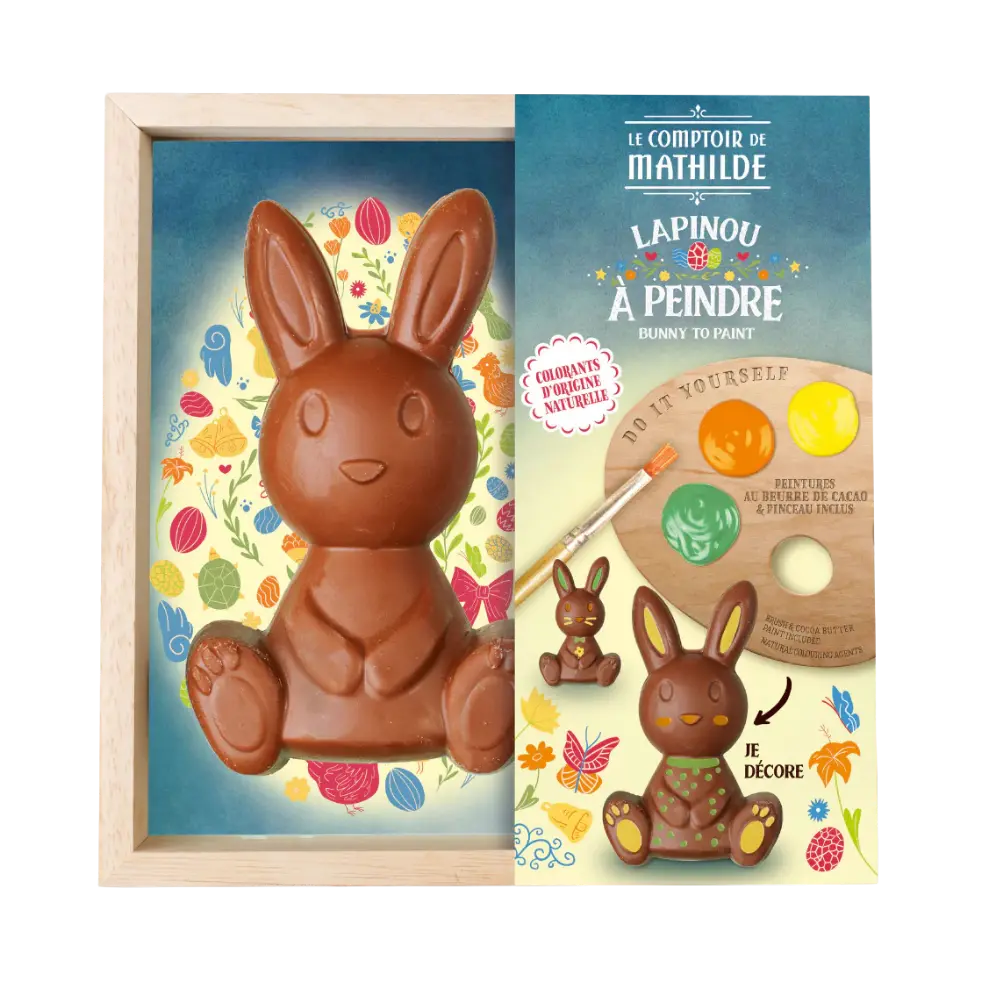 Comptoir Mathilde Paintable Bunny Chocolate 200G