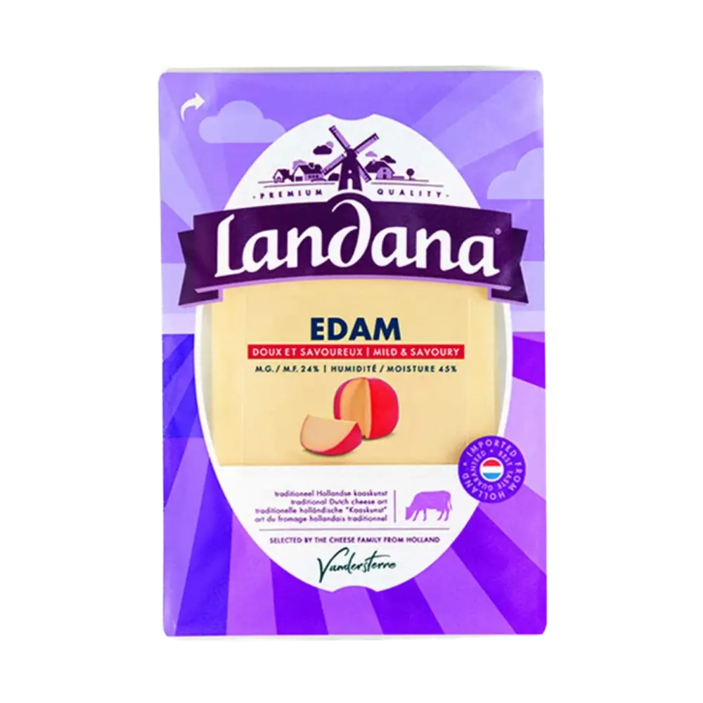 Landana Sliced Edam Cheese 150G