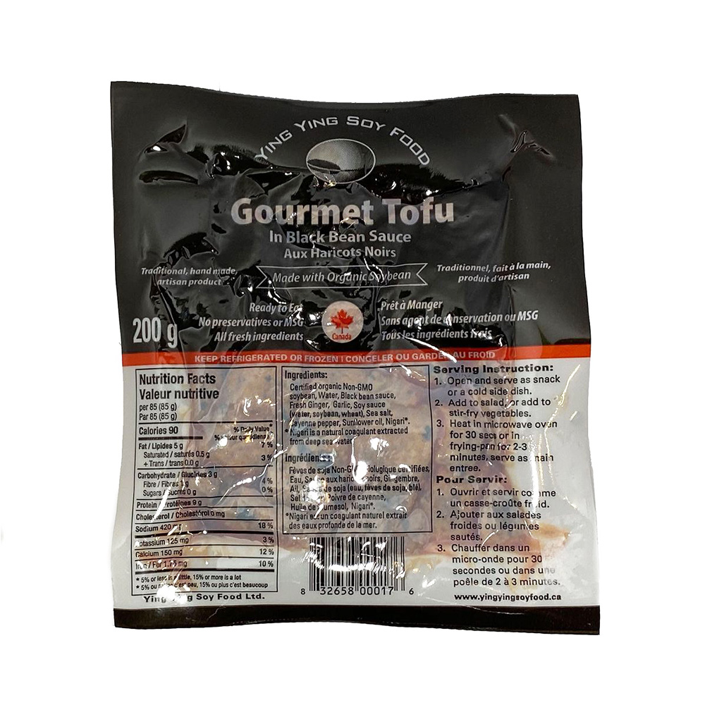 Black Bean Sauce Tofu Gourmet 200g
