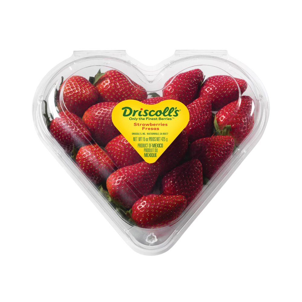 Heart Shaped Strawberries 425g
