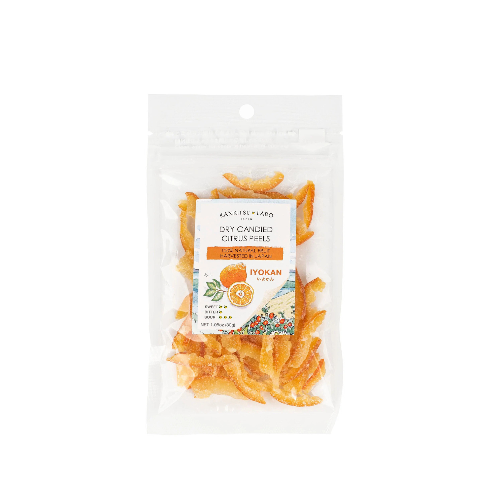 Kankitsu Labo Dried Candied Iyokan Peels 30g