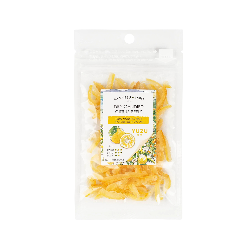 Kankitsu Labo Dried Candied Yuzi Peels 30g