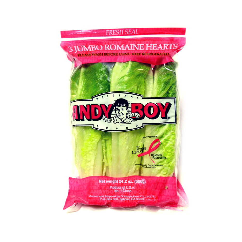 Lettuce Romaine Andy Boy 3pk