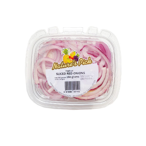Onions Red Slicedded 280g