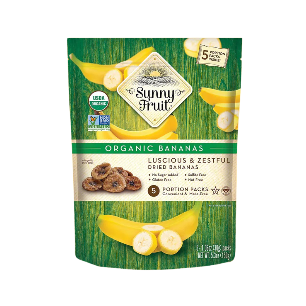 Sunny Fruit Dried Organic Bananas 250g