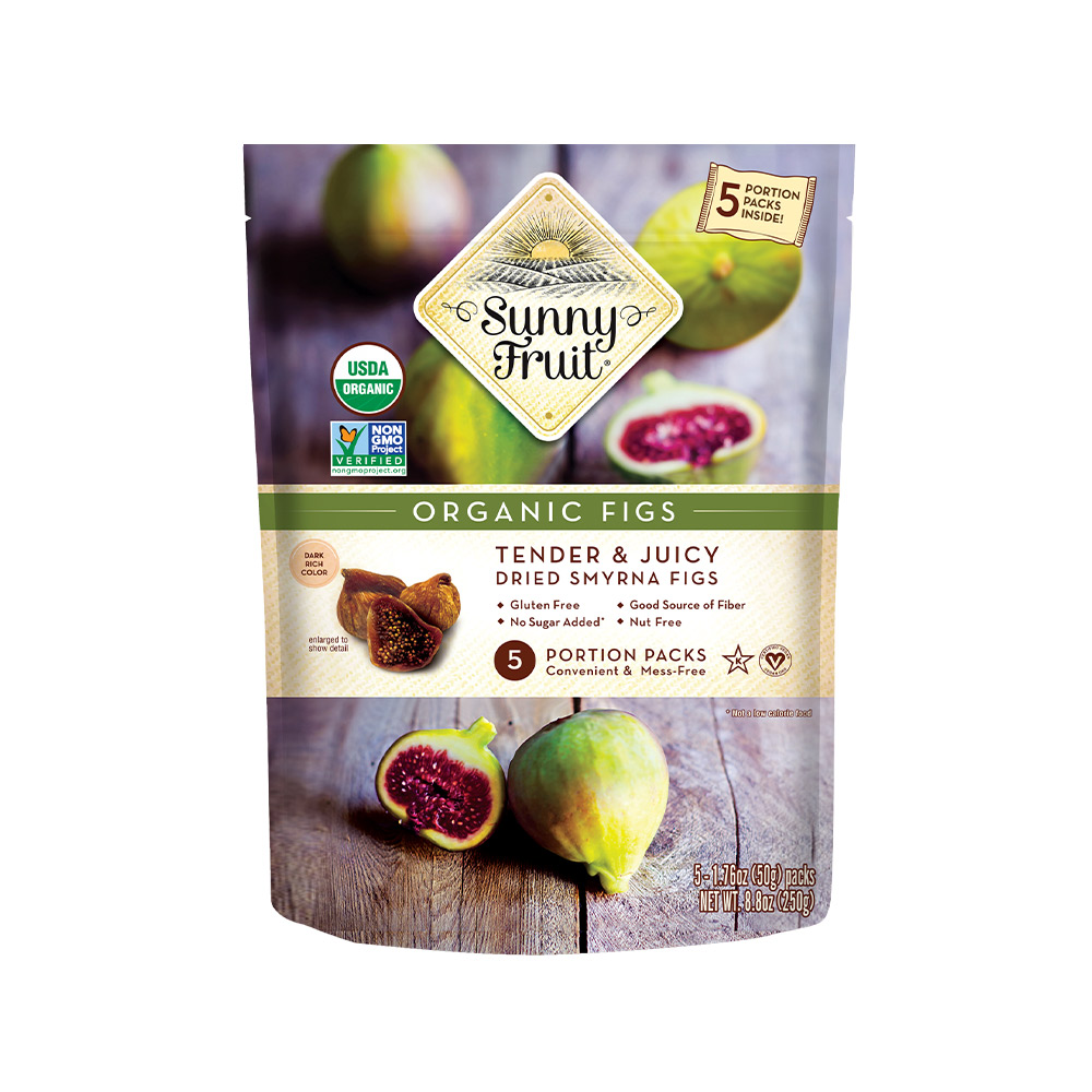 Sunny Fruit Dried Organic Figs 250g
