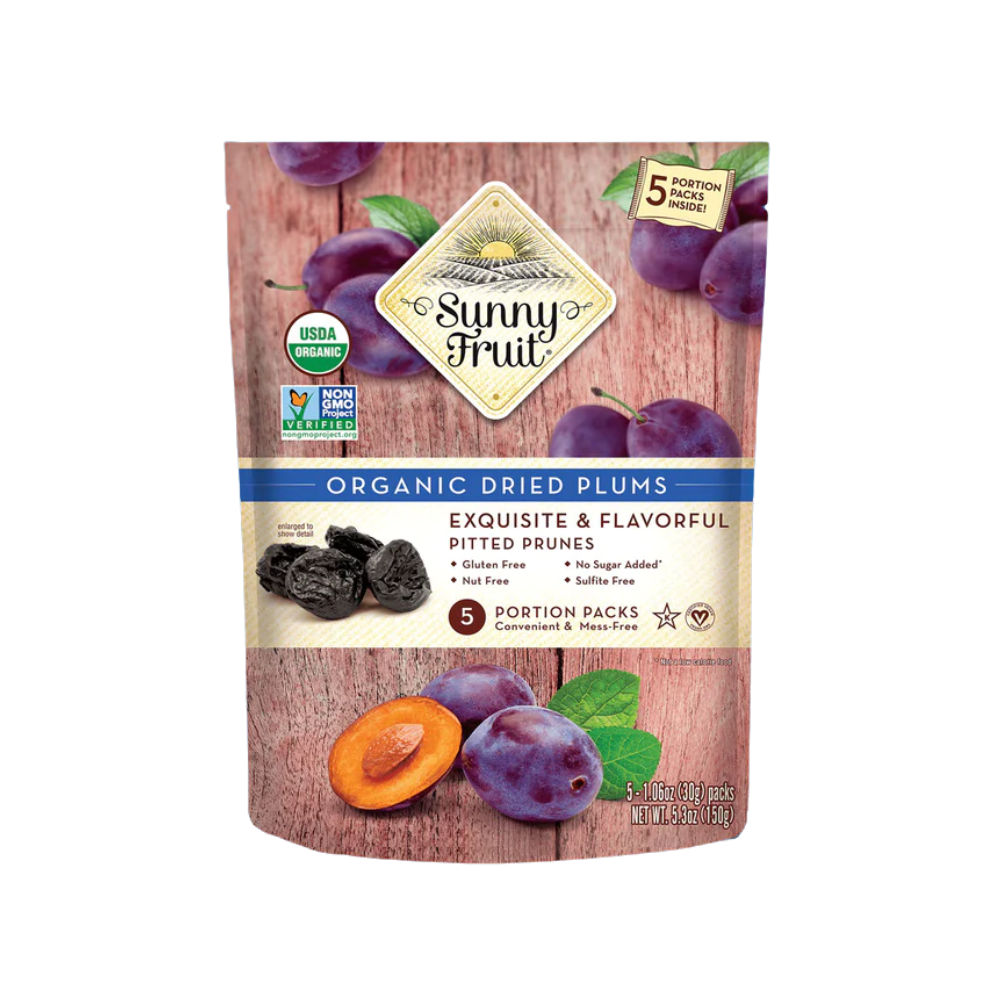 Sunny Fruit Dried Organic Prunes 250g