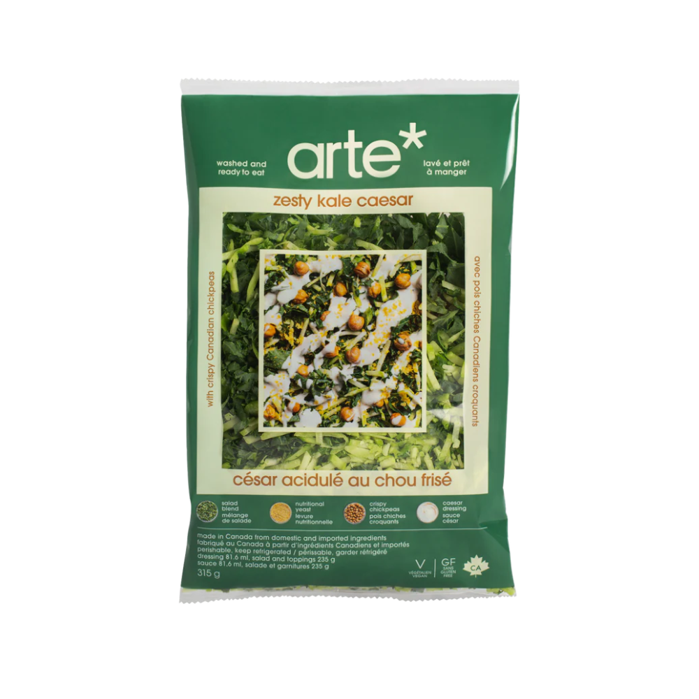 Arte Zesty Kale Caesar Salad 1ea