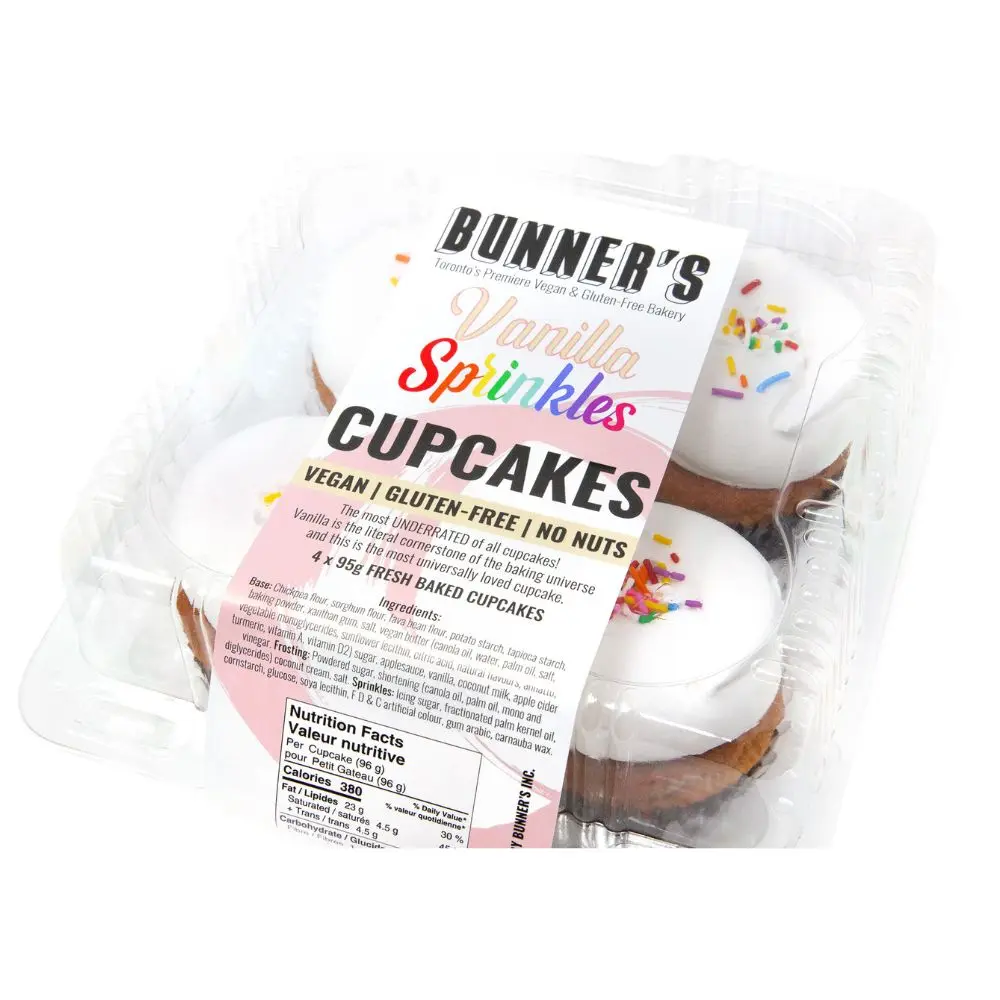 Bunner's Vanilla Cupcakes 380G