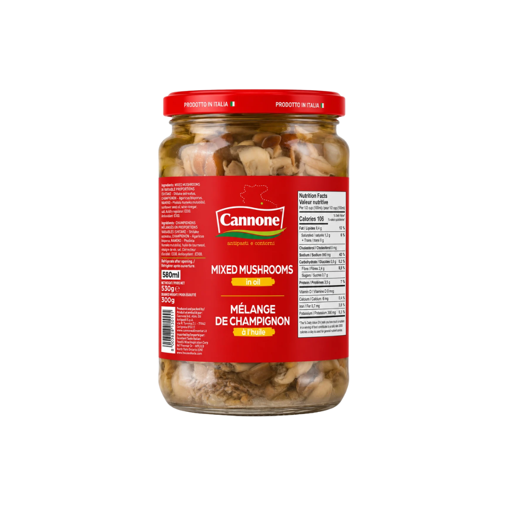 Cannone Mixed Mushrooms 580Ml