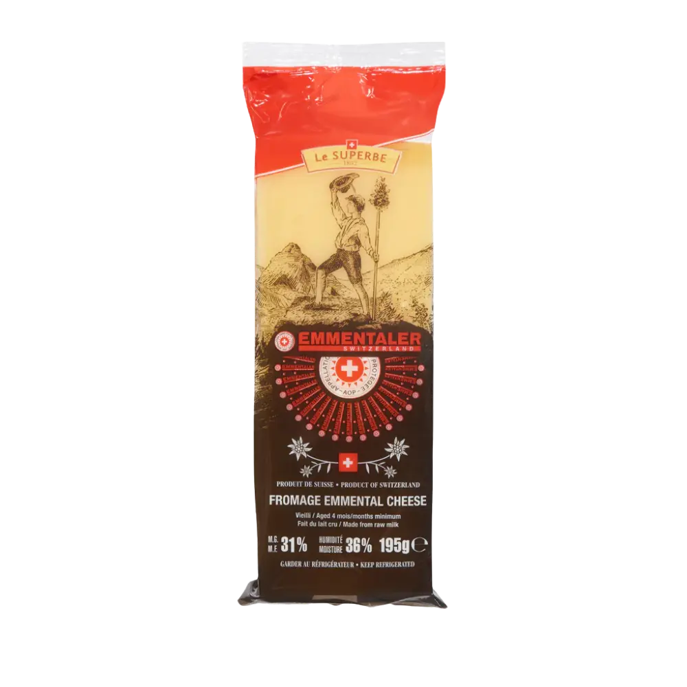 Switzerland  Swiss Emmenthal Cheese 195G