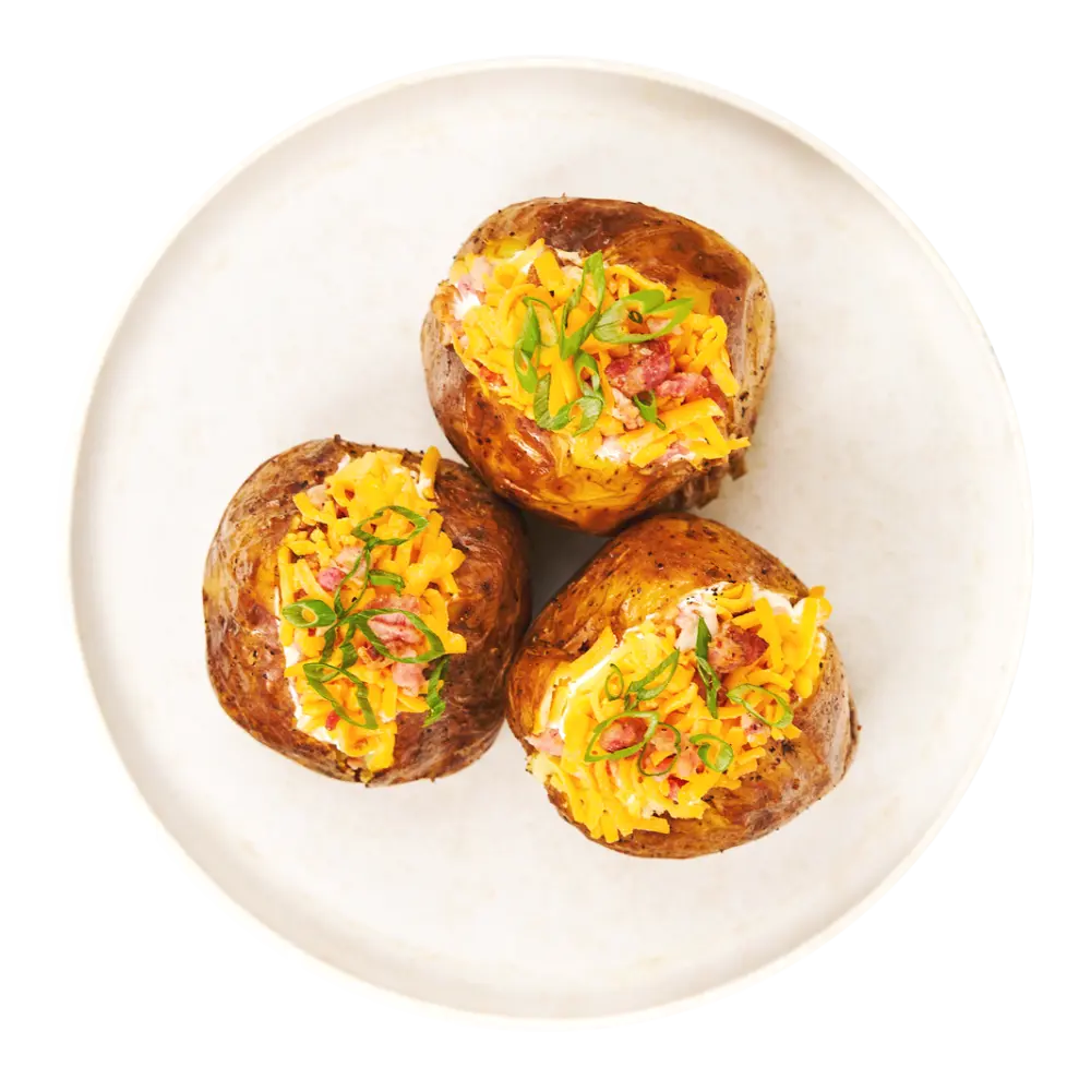 Cheddar and Bacon Baked Potatoes