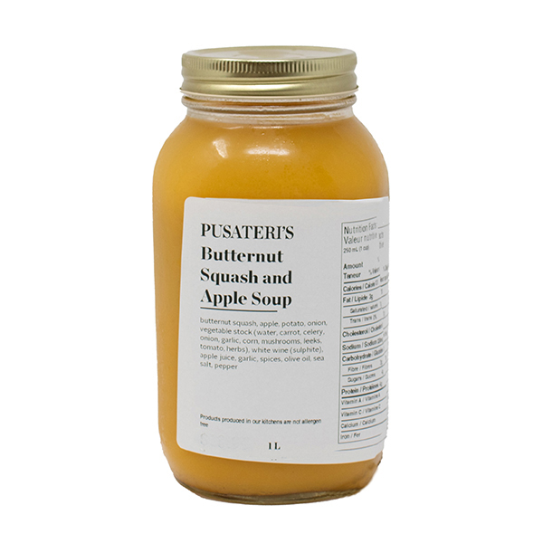 Butternut Squash And Apple Soup 1lt