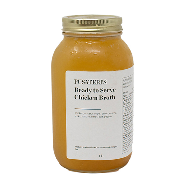 Ready To Serve Chicken Broth 1L