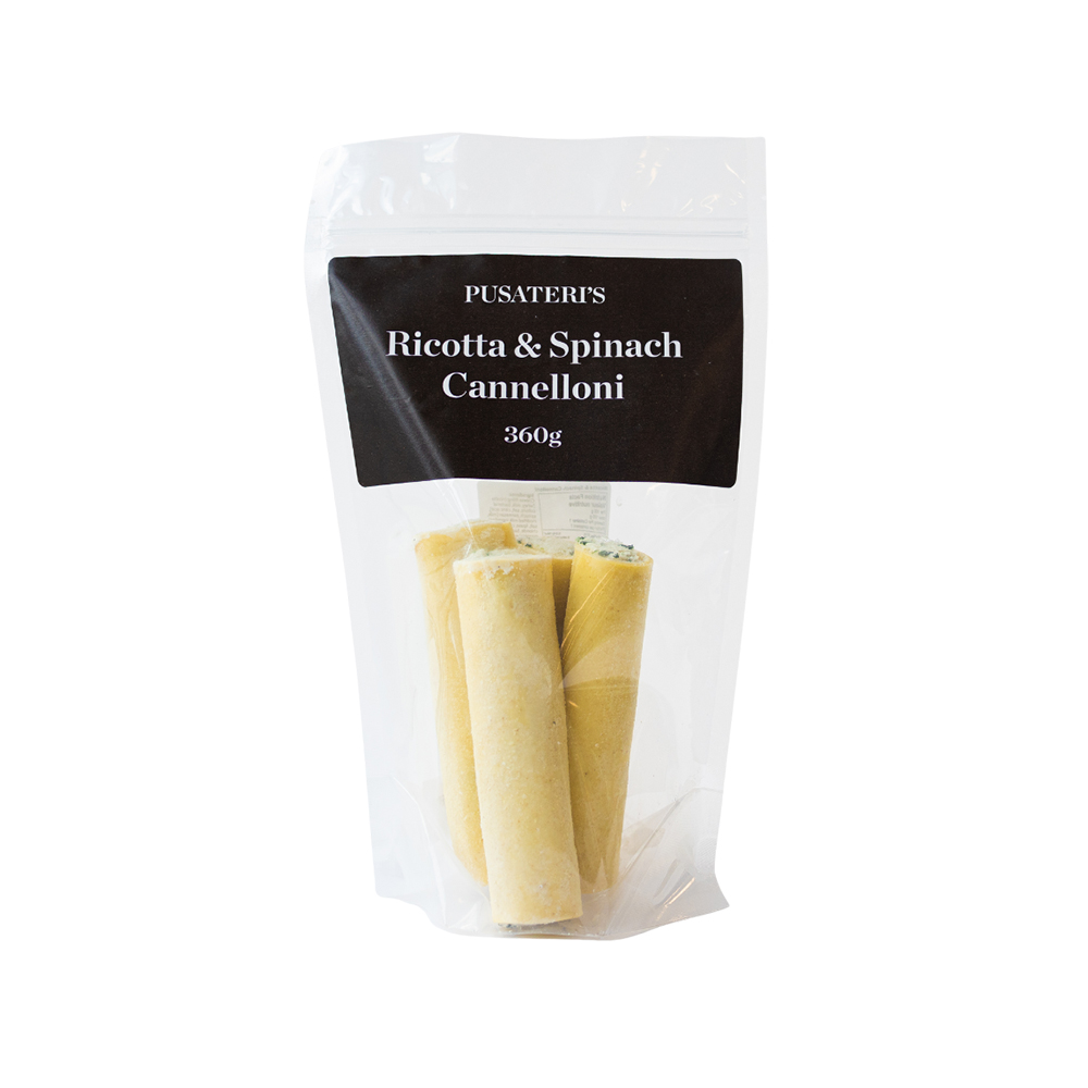 Pusateri's Ricotta & Spinach Cannelloni 4pc