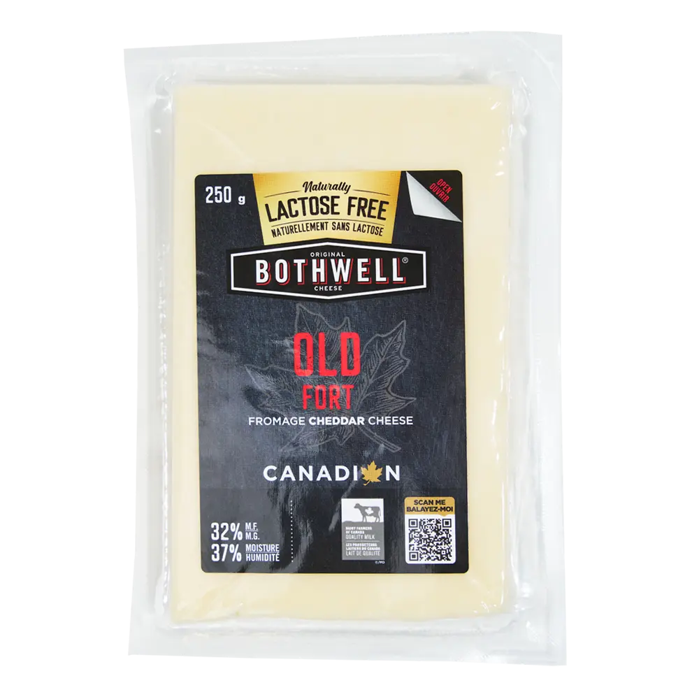 Bothwell  Old White Cheddar Lactose Free 250G
