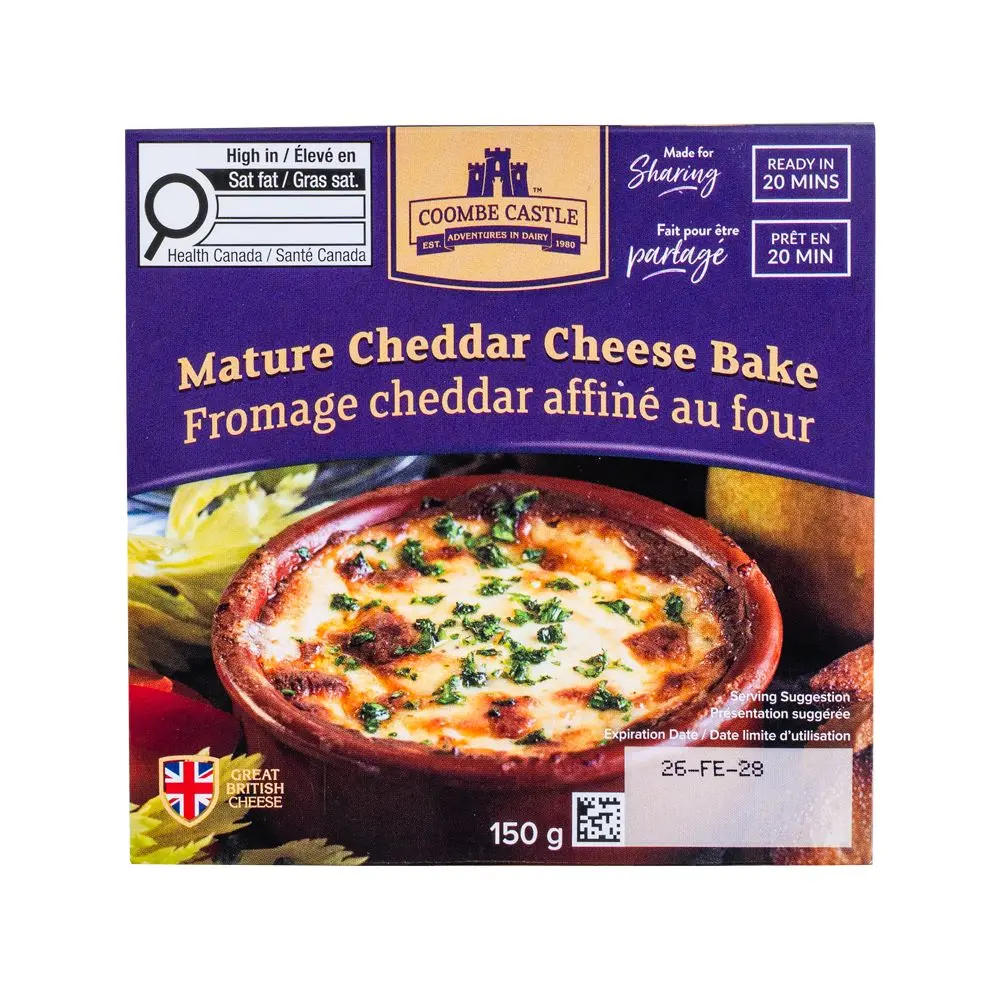 Coombe Castle Cheese Bake Mature Cheddar 150g