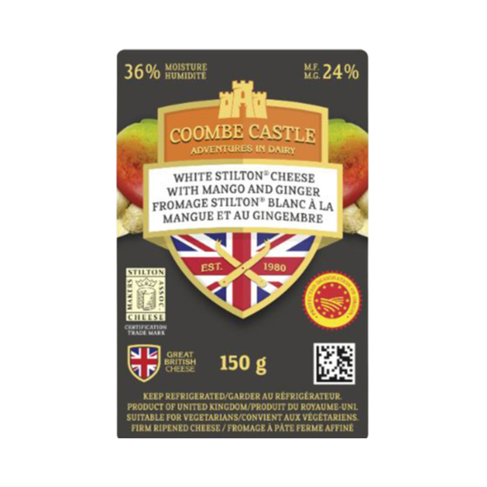 Coombe Castle Stilton Mango Ginger 150G