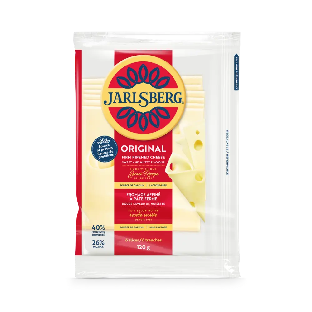 Jarlsberg Sliced Cheese 120G