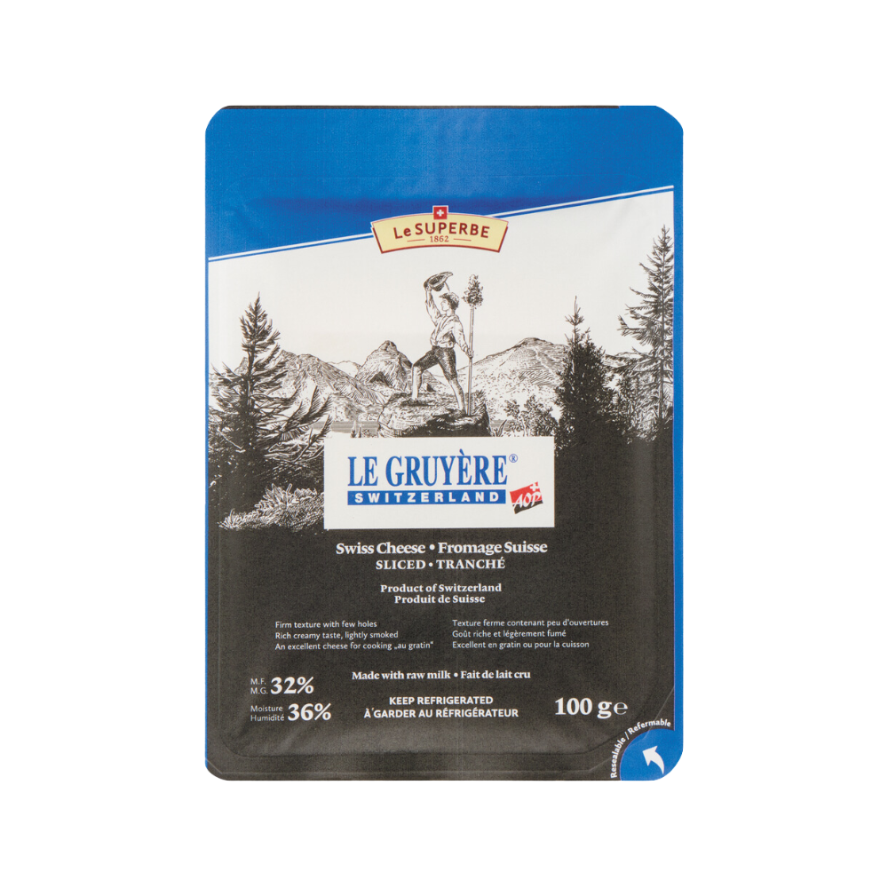 Le Superbe  Sliced Gruyere Cheese 100G