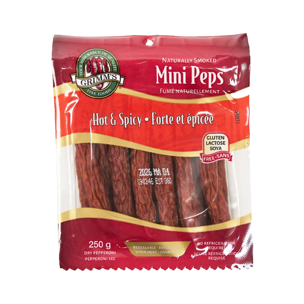 Grimm's  Hot Mini Pepp Sticks 250G
