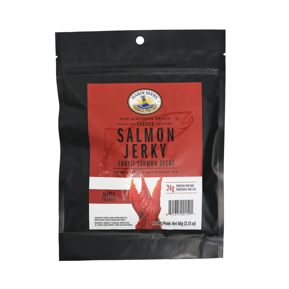 Hardy Buoys  Maple Candied Salmon Jerky 60G
