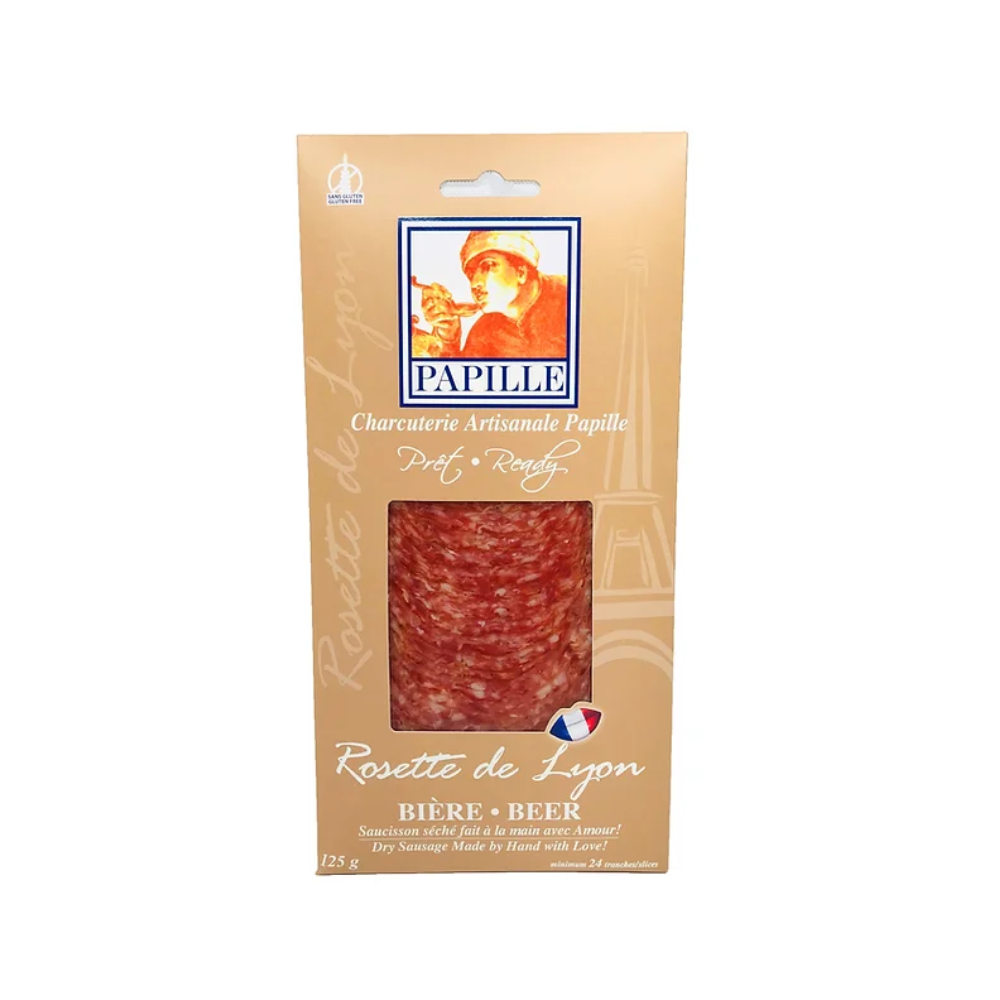 Papille Sliced Rosette Beer Sausage 125G